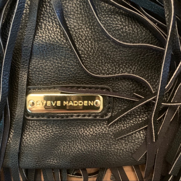 💥Steve Madden leather fringe strap bag NEW - Picture 5 of 7
